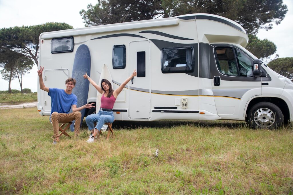Camping in an RV