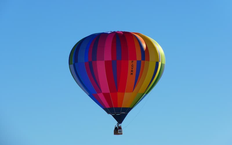 hot air balloon ride
