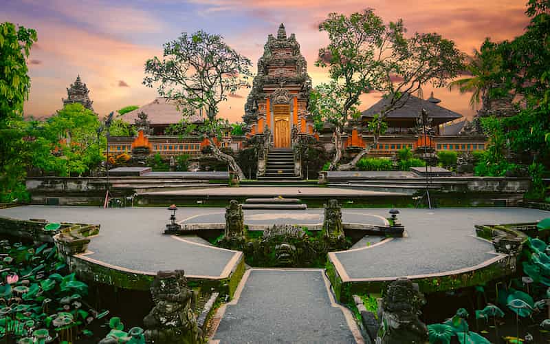 temples in bali